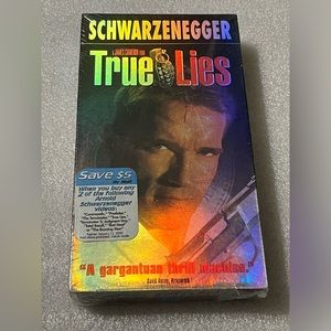 New Vintage‎ True Lies VHS Tape 1995 Arnold Schwarzenegger Factory Sealed